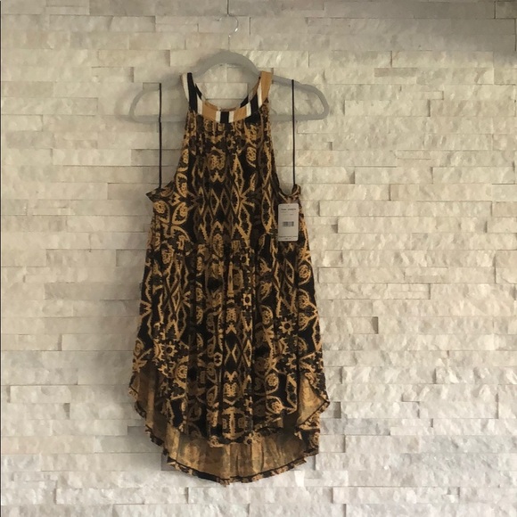 Free People Mimi Tunic - Black & Gold - Picture 11 of 11